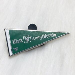 🔮‎ 5/$25 Disney Green DisneyWorld Flag Pin